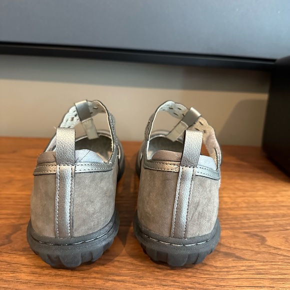 Gray leather shoes US 10 m - Picture 4 of 5